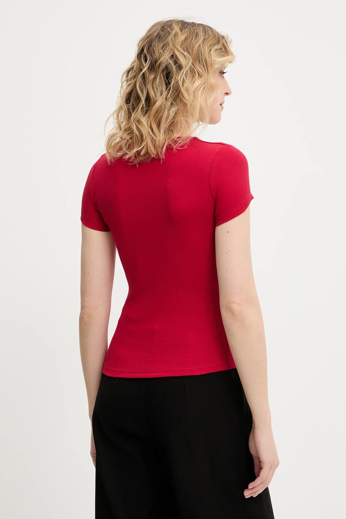 Odzież Answear.LAB t-shirt sng.117.tos czerwony