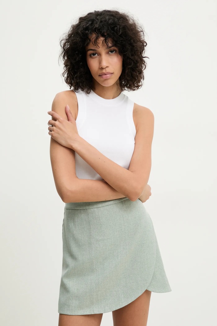 Answear Lab top alb JX08525.hos
