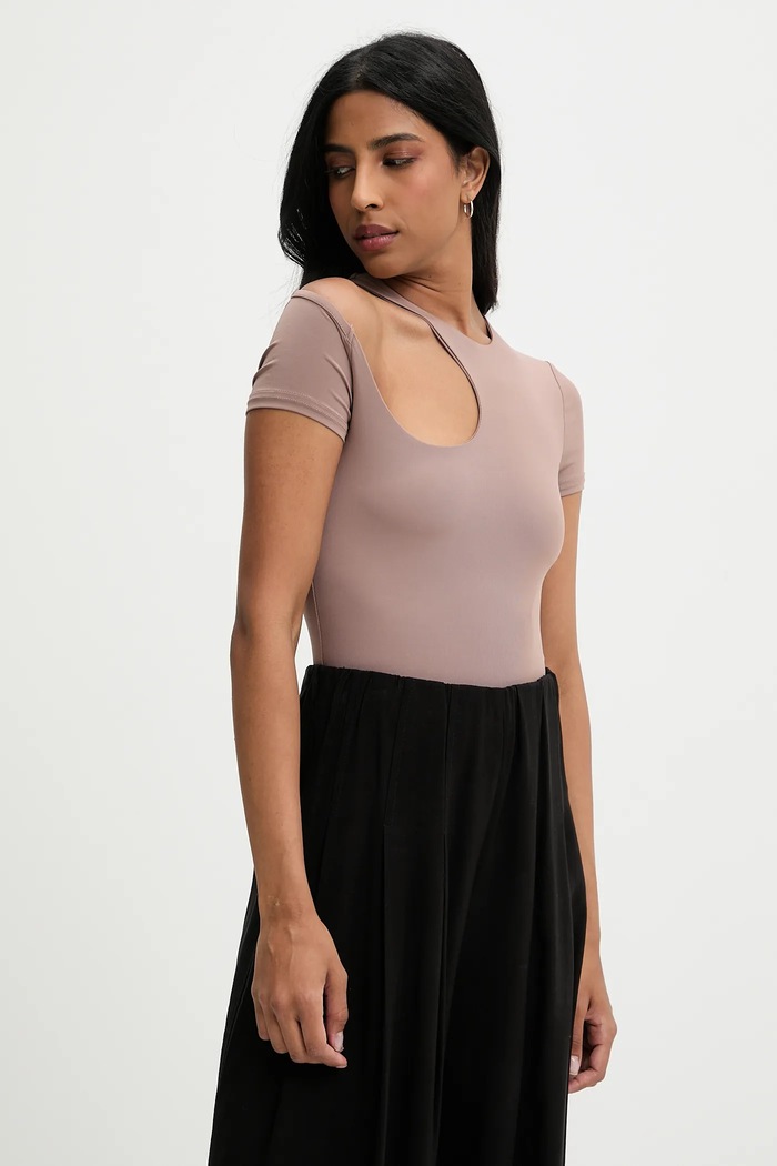 Body Answear.LAB slim hnědá 8039.flk