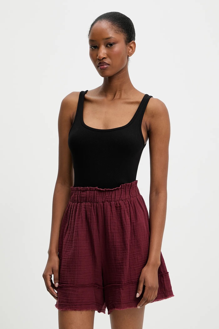 Answear Lab top uni negru 16219.tos
