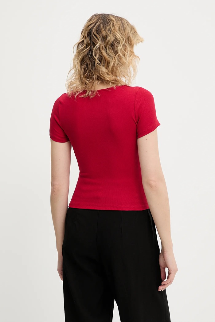 Îmbrăcăminte Answear Lab tricou 3698.tos rosu