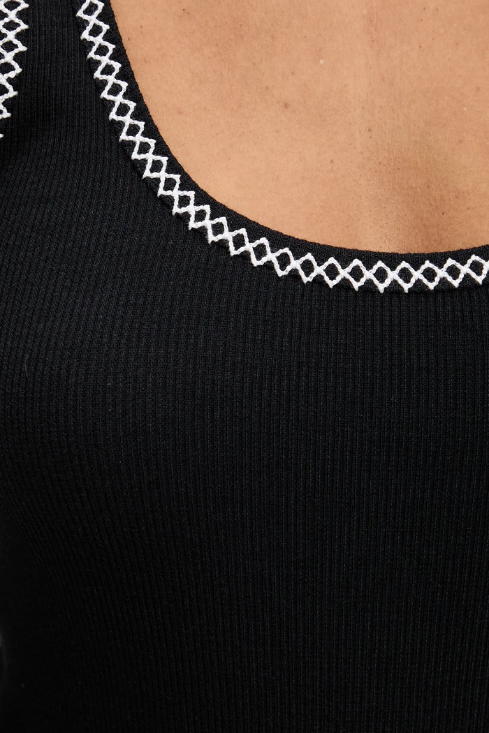 Answear Lab top Answear.LAB negru LD2744.hak