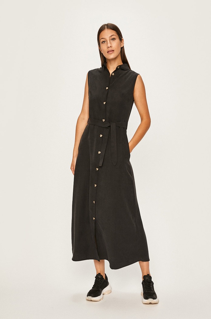 Answear Lab rochie maxi negru DE1034.ga