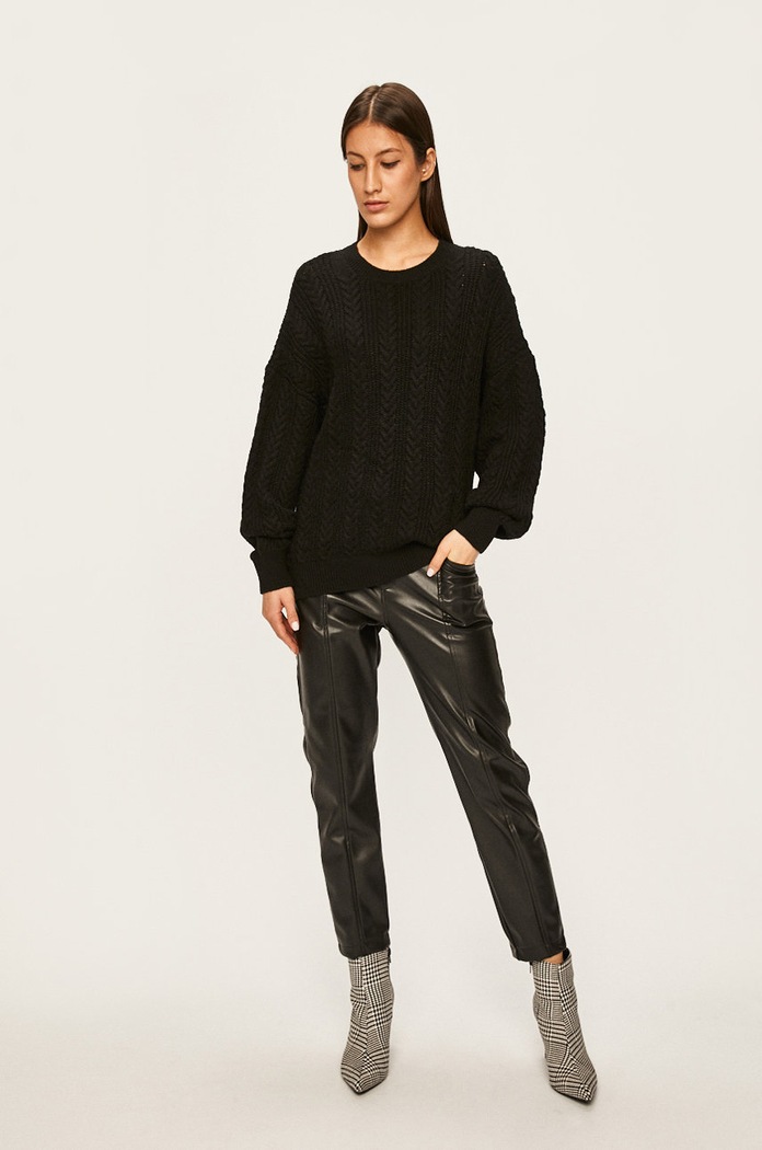 Answear - Pulover negru CEN1.JO