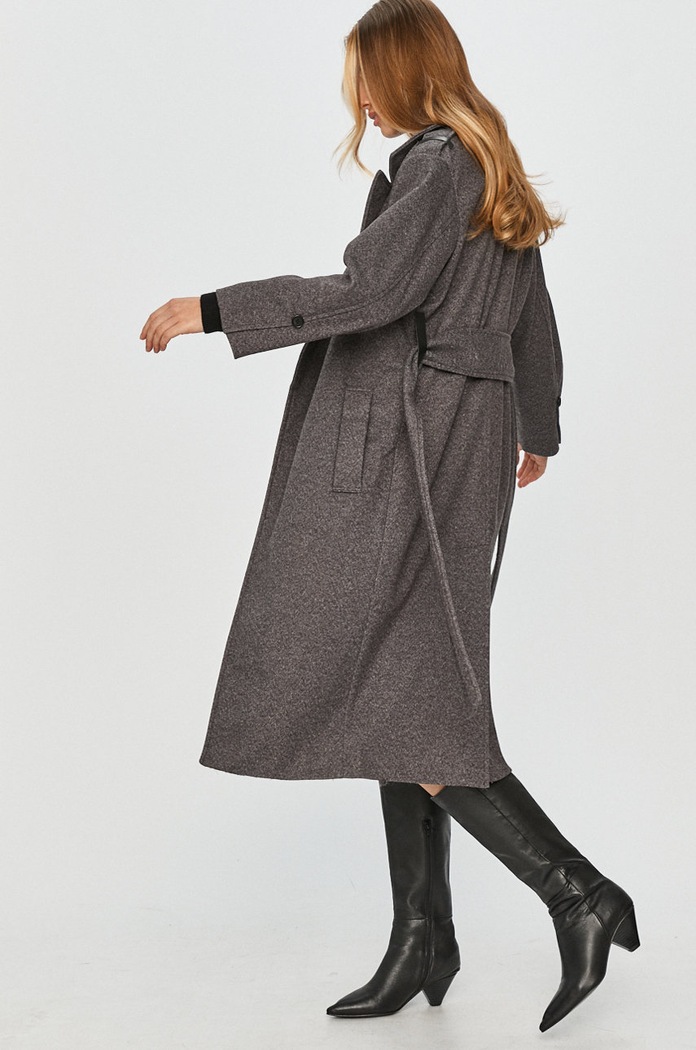 Answear Lab - Палто сив B356.DA