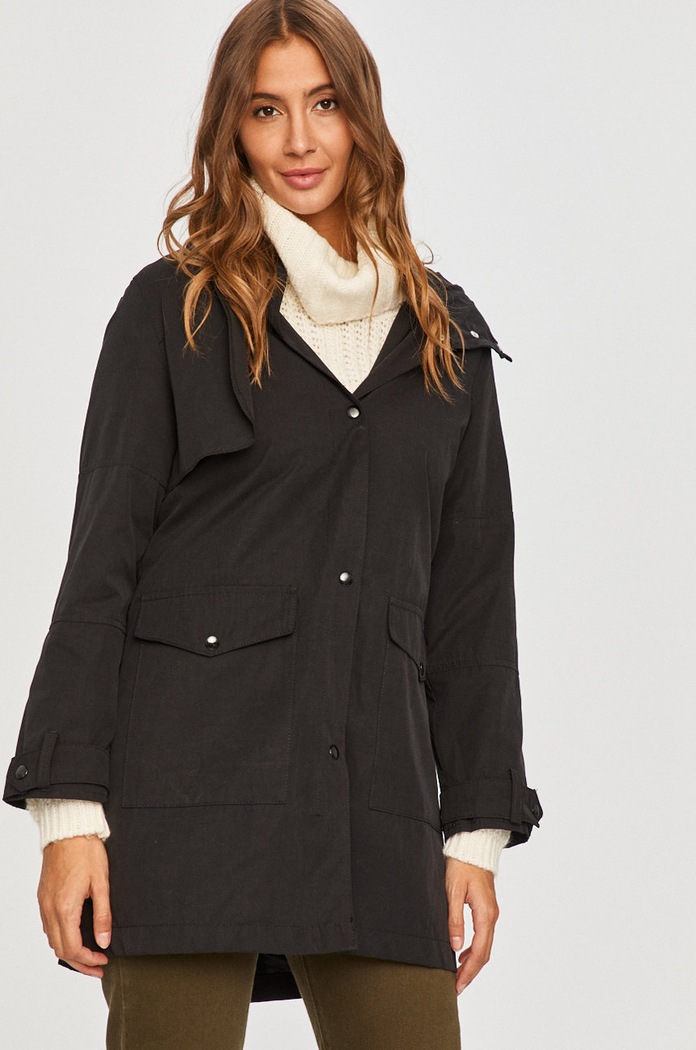 Answear - Hanorac Answear Lab cu captuseala negru 8002.1