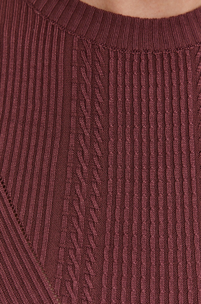Answear Lab Sweter TT3090.1.DA bordowy