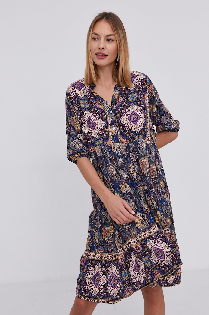 Answear Lab rochie 3734.2.AJ bleumarin WZ21