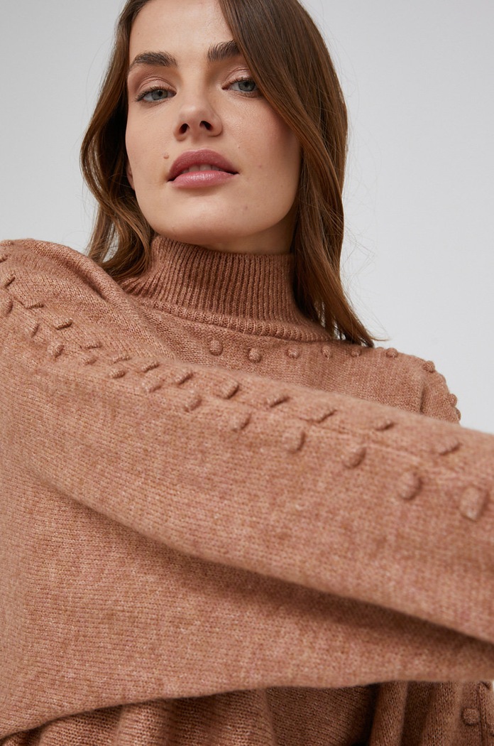 Answear Lab Sweter pozostałe różowy WZ21.SWD08J