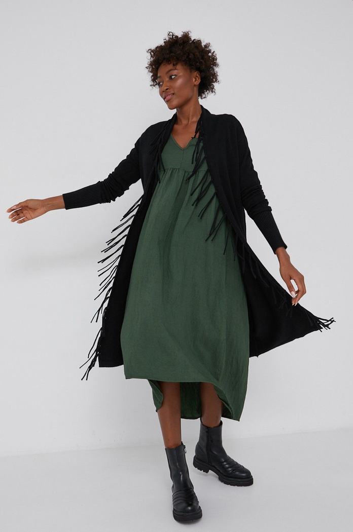 Answear Lab - Cardigan ZM1081.1.KR negru WZ21