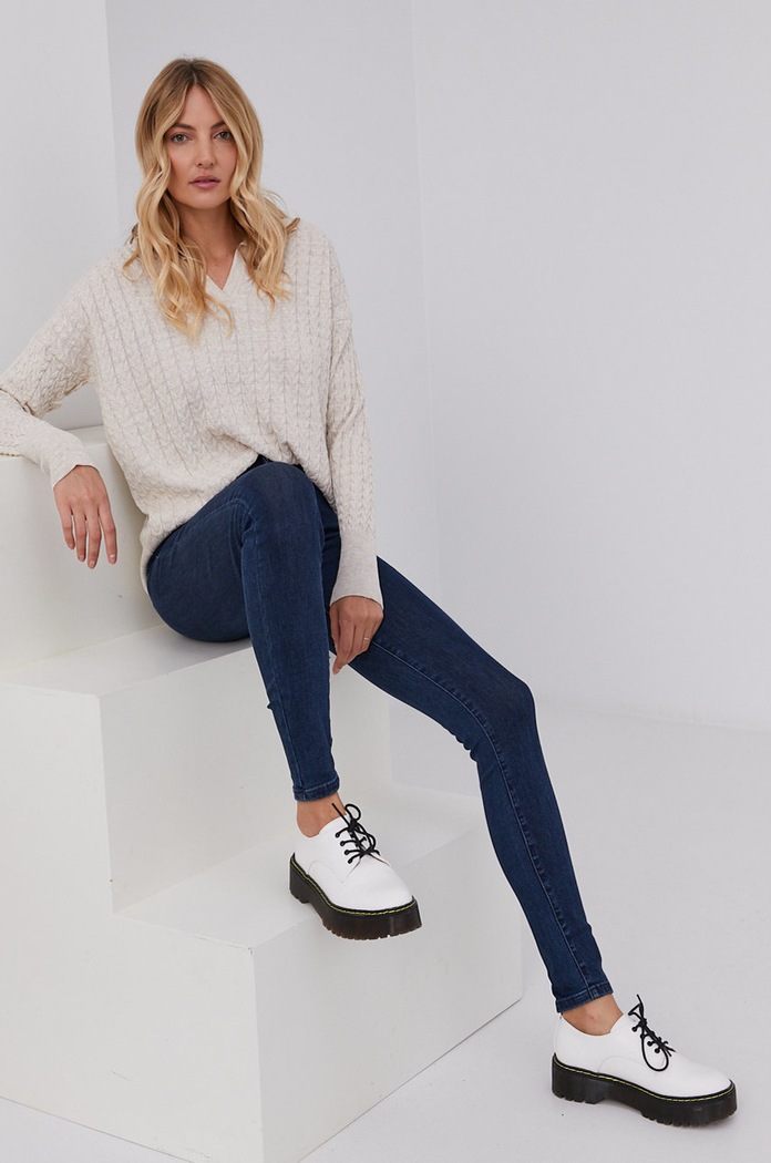 Answear Lab Sweter 3341.DA beżowy WZ21