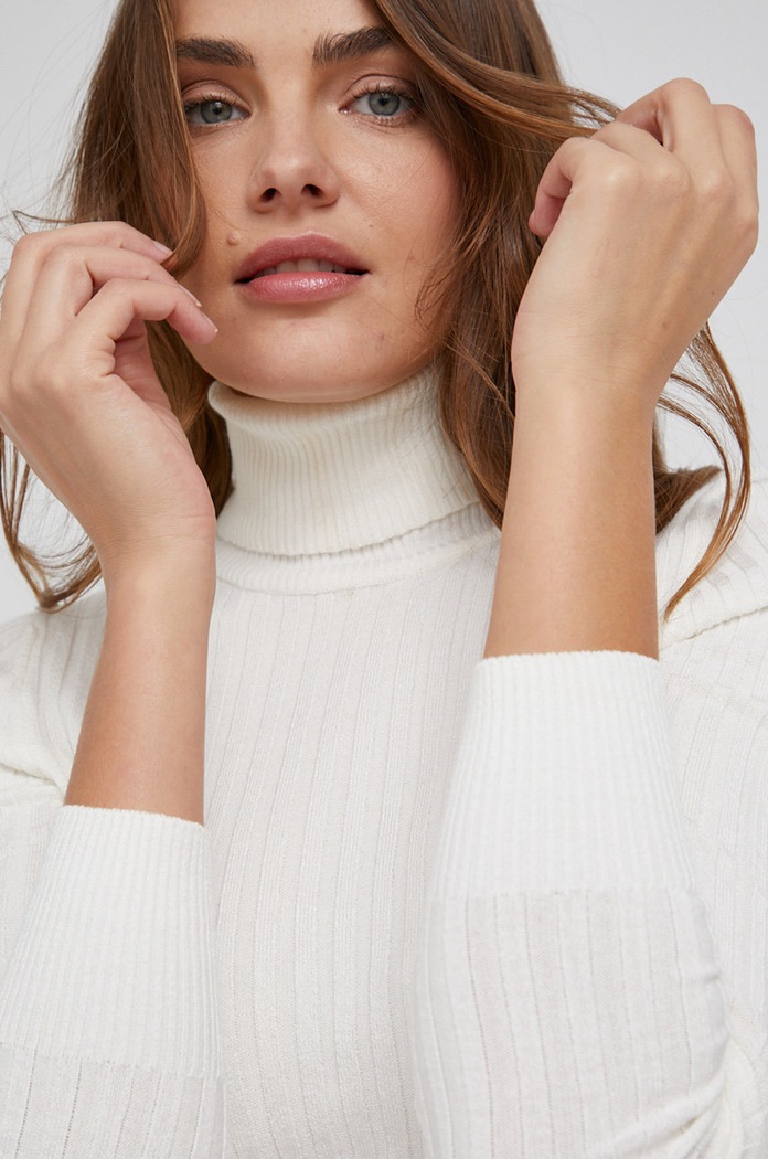 Answear Lab Sweter biały 3000.2.DA