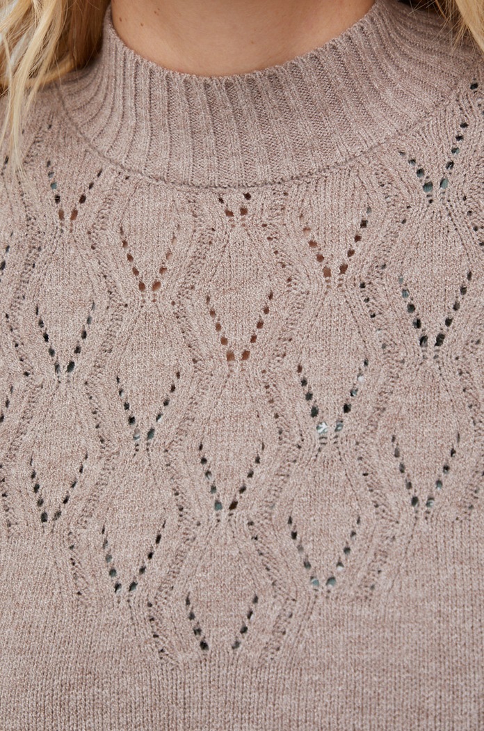 Answear Lab Sweter 7222.1.DA beżowy