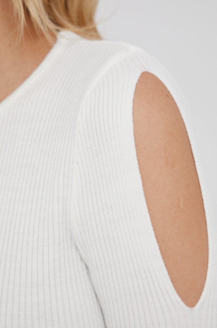 Answear Lab Sweter 3003.1.DA biały
