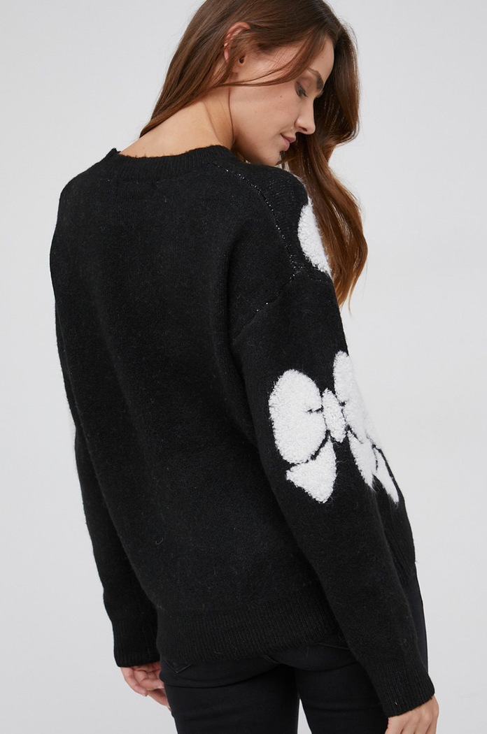 Odzież Answear Lab Sweter z domieszką wełny AT7225.1.AJ czarny