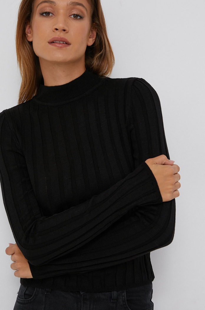 Answear Lab Sweter pozostałe czarny WZ21.SWD0H3