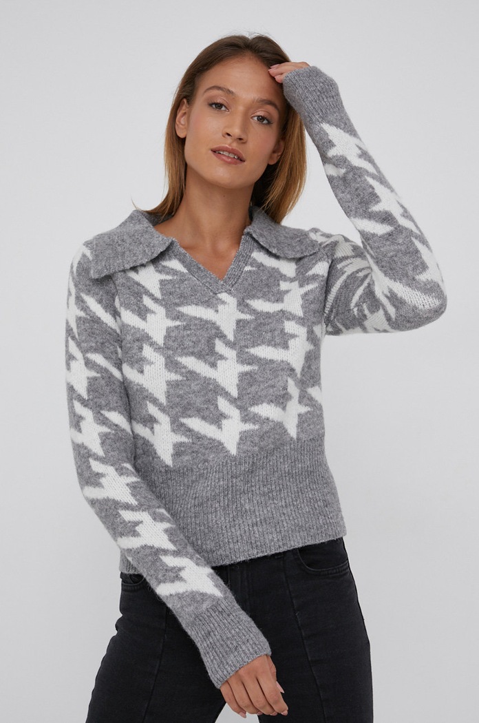 Answear Lab Sweter pozostałe szary 2122.2.AJ