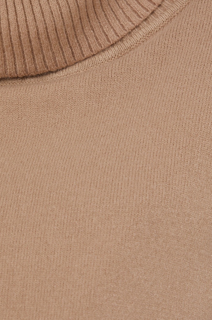 Answear Lab Sweter z domieszką wełny F3517A.3KR brązowy