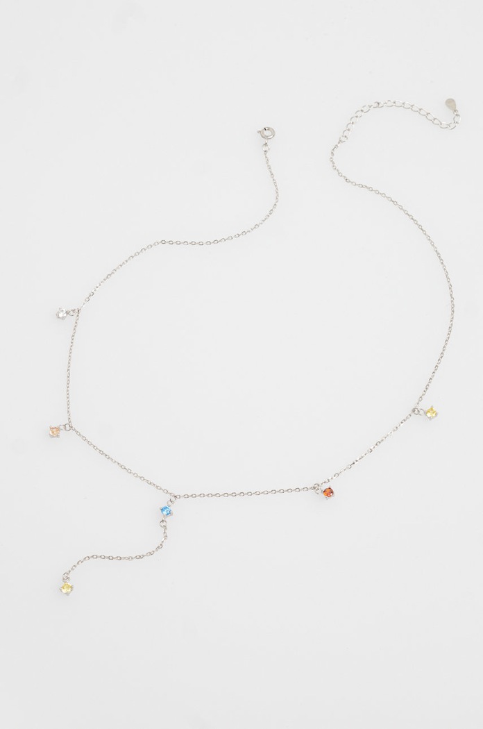 Answear.LAB collana d'argento neckll19.DB argento WZ22