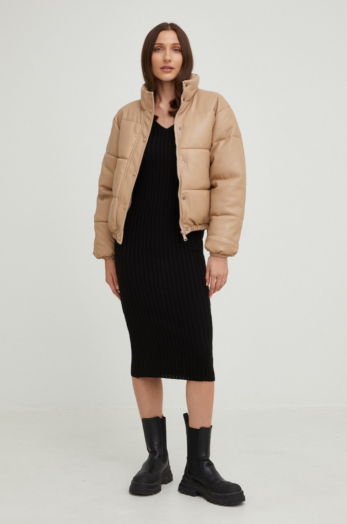 Bunda Answear.LAB 16008.1w hnědá WZ22