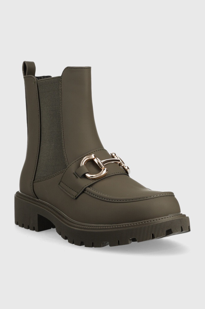 Answear.LAB stivaletti chelsea RQ15.2.DB verde WZ22