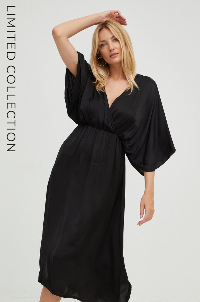 Answear Lab sukienka casual czarny 76921RA.1w