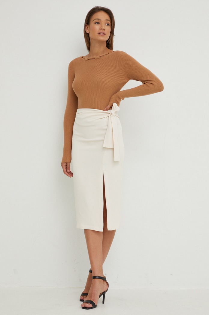 Answear Lab sweter xf6032.2WK brązowy WZ22