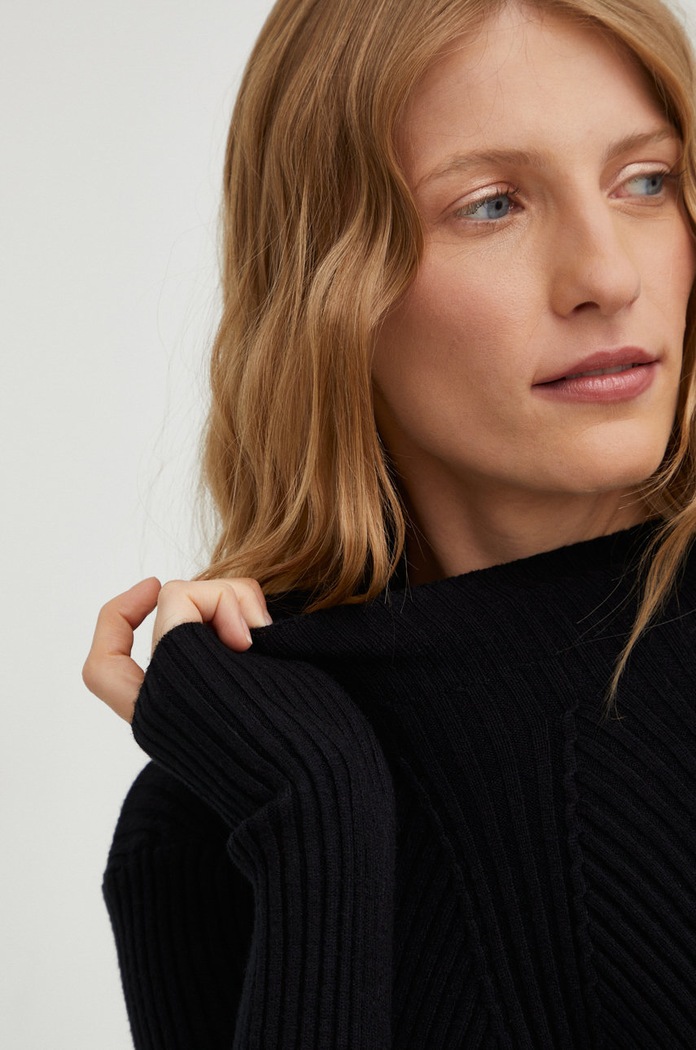 Answear Lab sweter czarny 3198.js