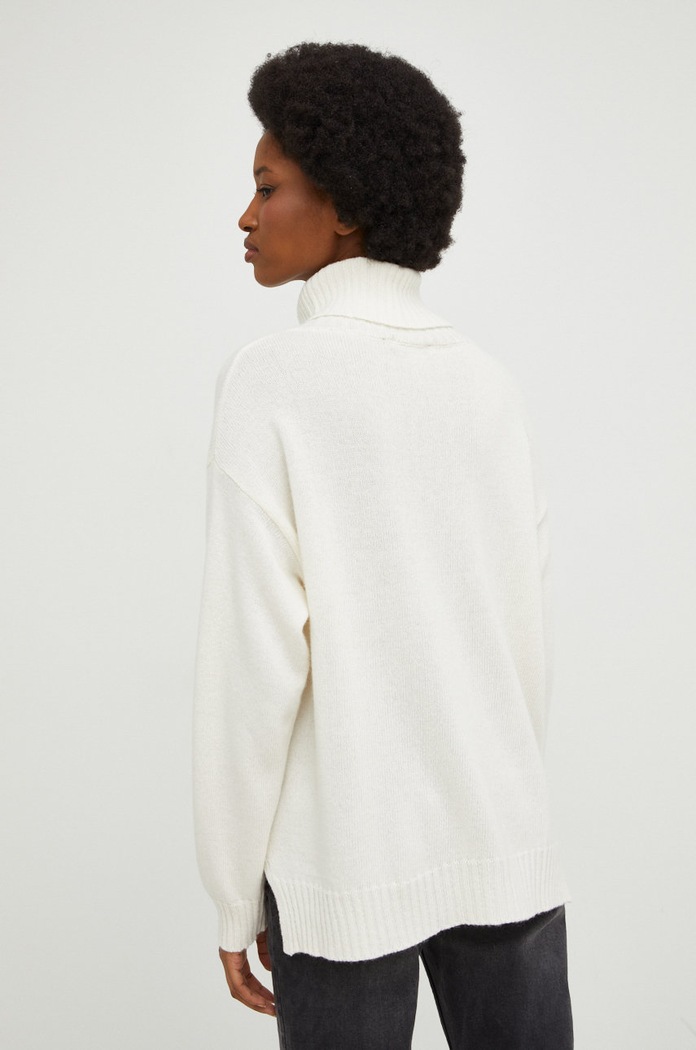 Odzież Answear Lab sweter z wełną ka8870.4w beżowy