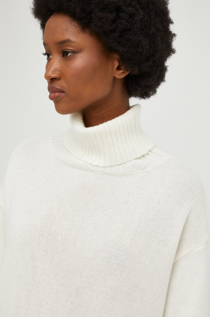 Answear Lab sweter z wełną ka8870.4w beżowy