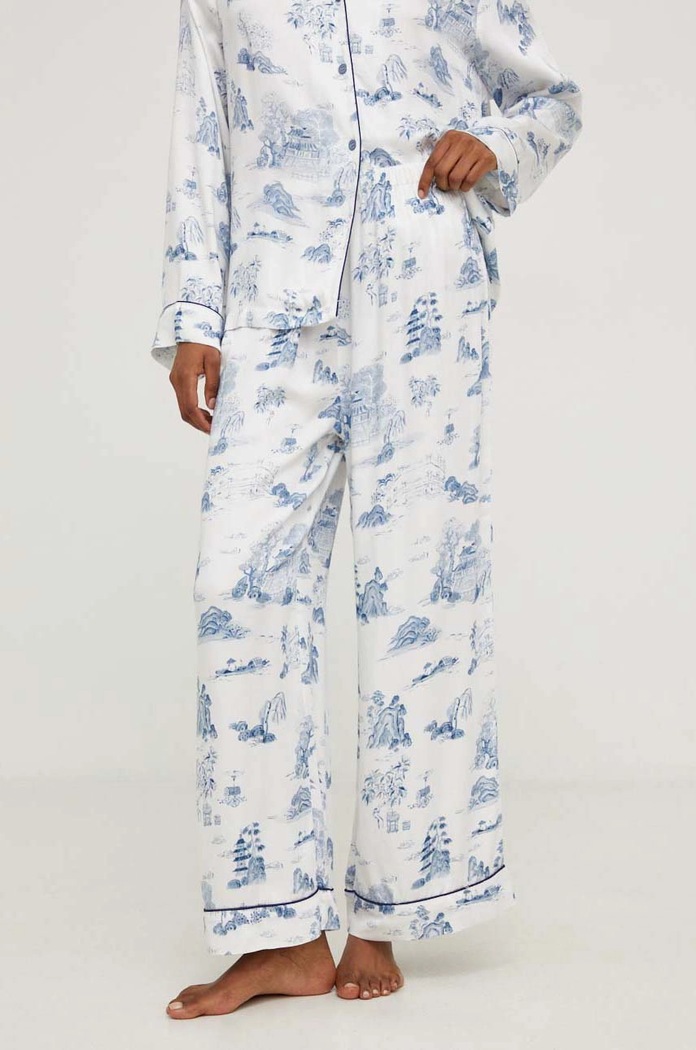Answear Lab pijama albastru pay3.cdb