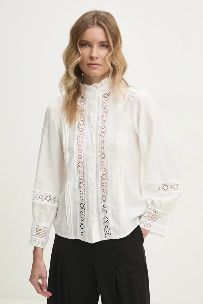 Риза Answear Lab бял 3690.HWK