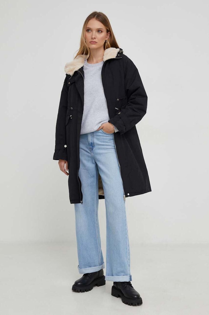 Parka Answear Lab Waterprof 8396.FKK čierna WZ23