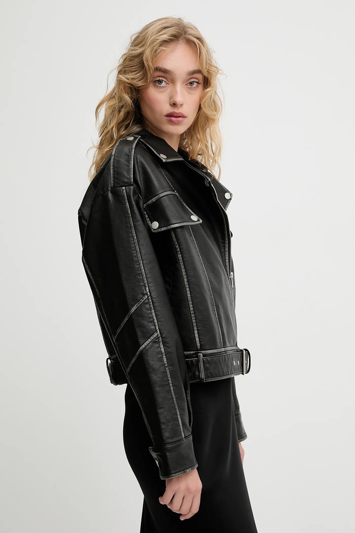 Geaca ramones Answear.LAB negru 83001.IWK