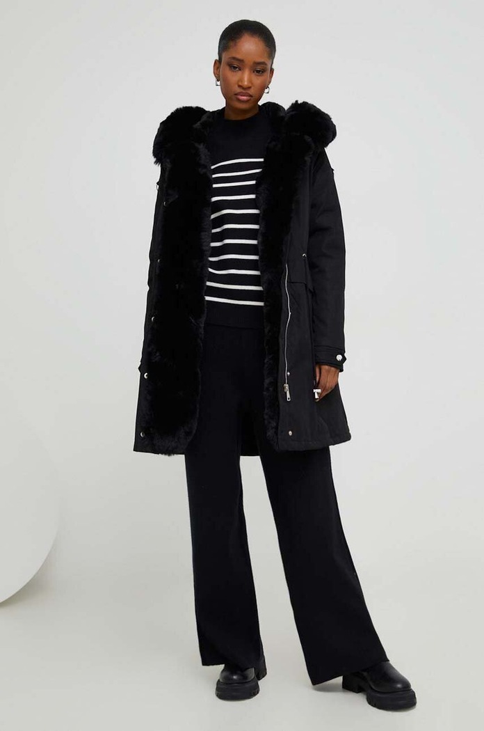 Answear.LAB parka 2089.fh czarny WZ23