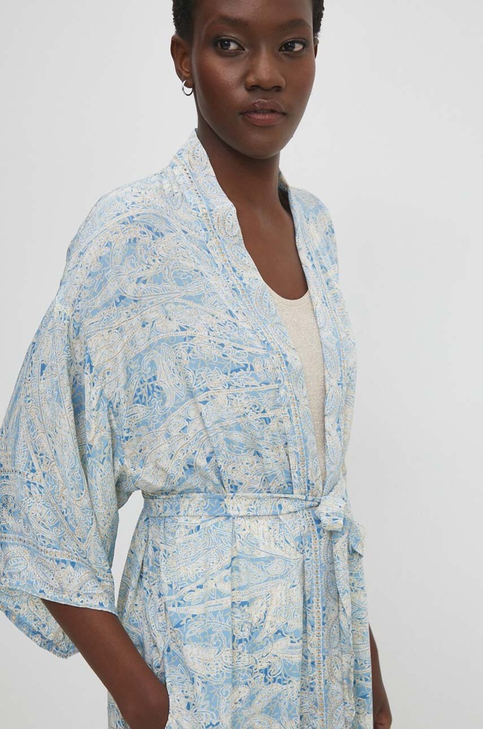 Answear Lab kimono niebieski no.3.HWK