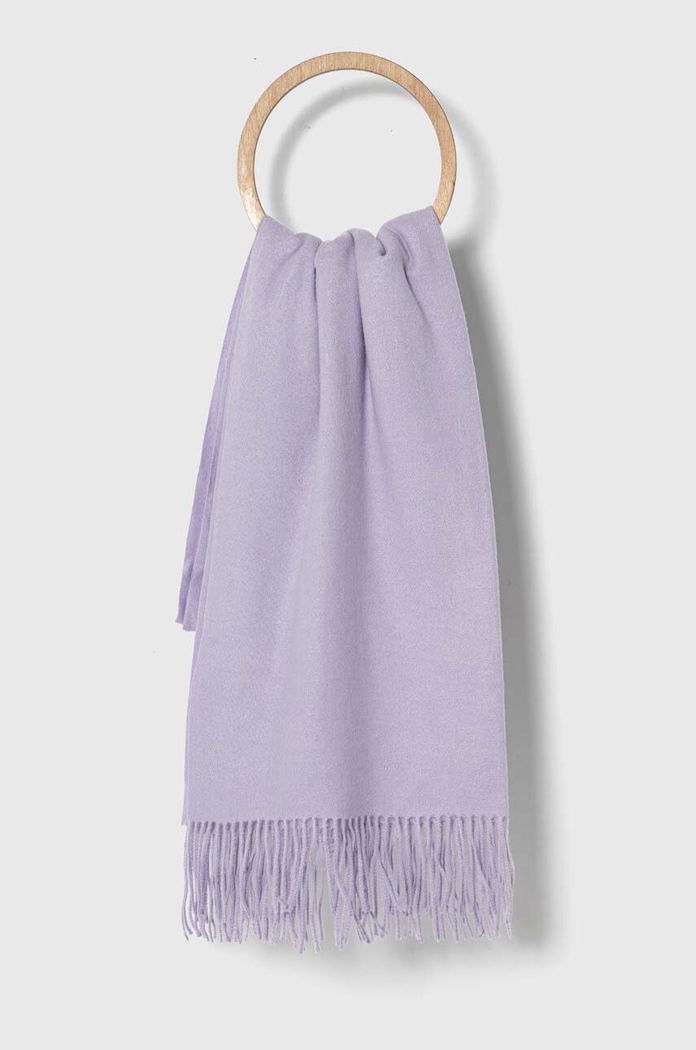 Answear.LAB Answear Lab eșarfă din cașmir violet pashmina.FKK