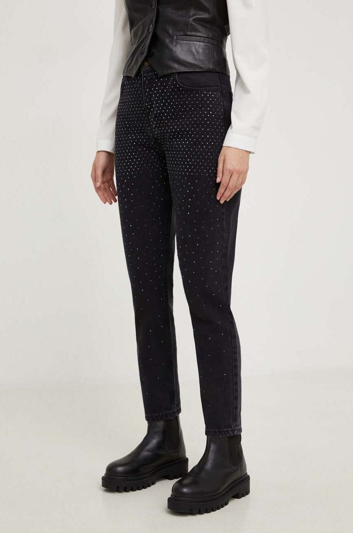 Answear Lab jeansy czarny 23401t.tjs