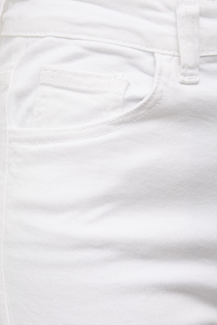 Answear.LAB bootcut kavbojke ženske bela 10503.TWK