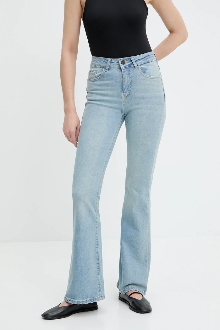 Answear.LAB Blugi bootcut pentru femei albastru 10503.TWK