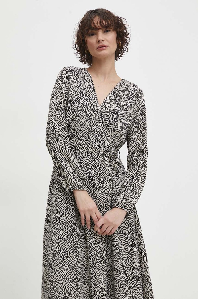 Answear Lab rochie Answear.LAB dx13015.fh negru