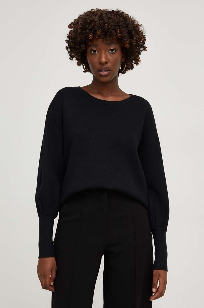 Answear Lab sweter pozostałe czarny ym260.FKK