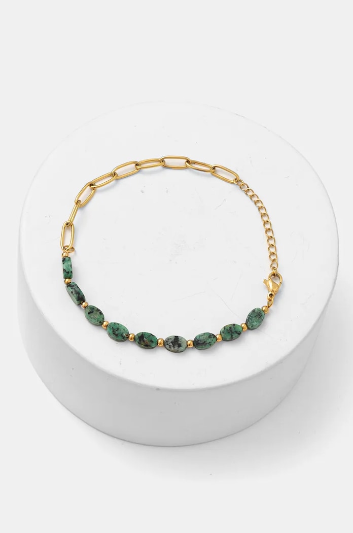 Accesorii Answear Lab colier si bratara 22091.22090.FLK verde