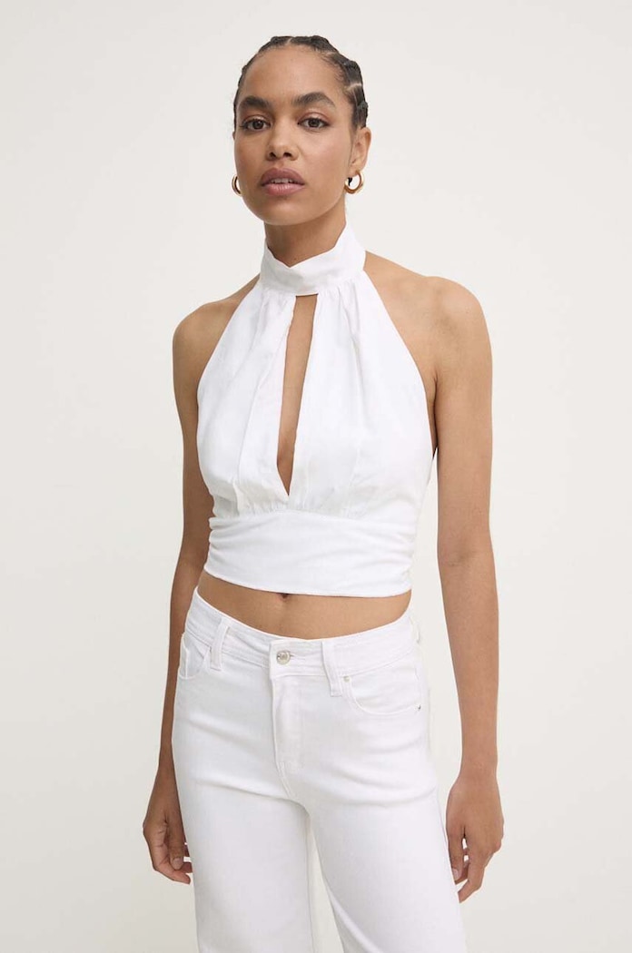 Answear.LAB top di lino bianco 92216.ijs