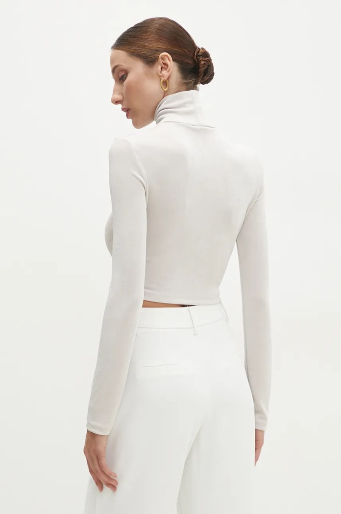 Îmbrăcăminte Answear Lab longsleeve 71496.tos bej