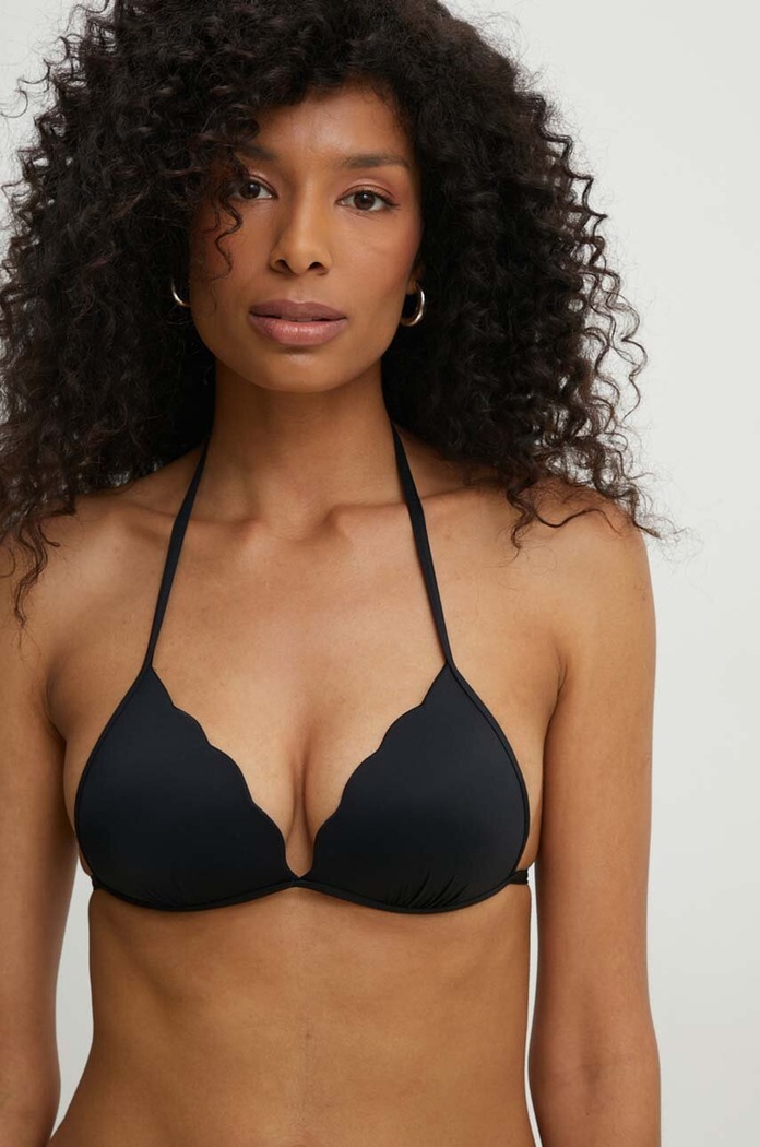 Bikini top Answear.LAB χωρίς μεταλλικές μπανέλες μαύρο S99316018.gora.HWK