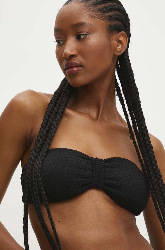 Bikini top Answear.LAB χωρίς μεταλλικές μπανέλες μαύρο acb17417.G.fh