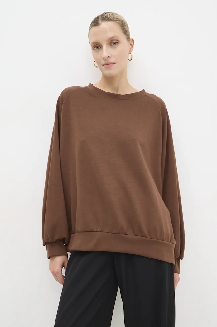 Answear.LAB Answear Lab bluza maro z2167.IKK