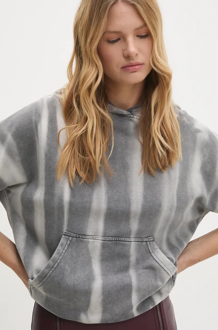 Answear.LAB bluza bawełniana szary 90563.tos