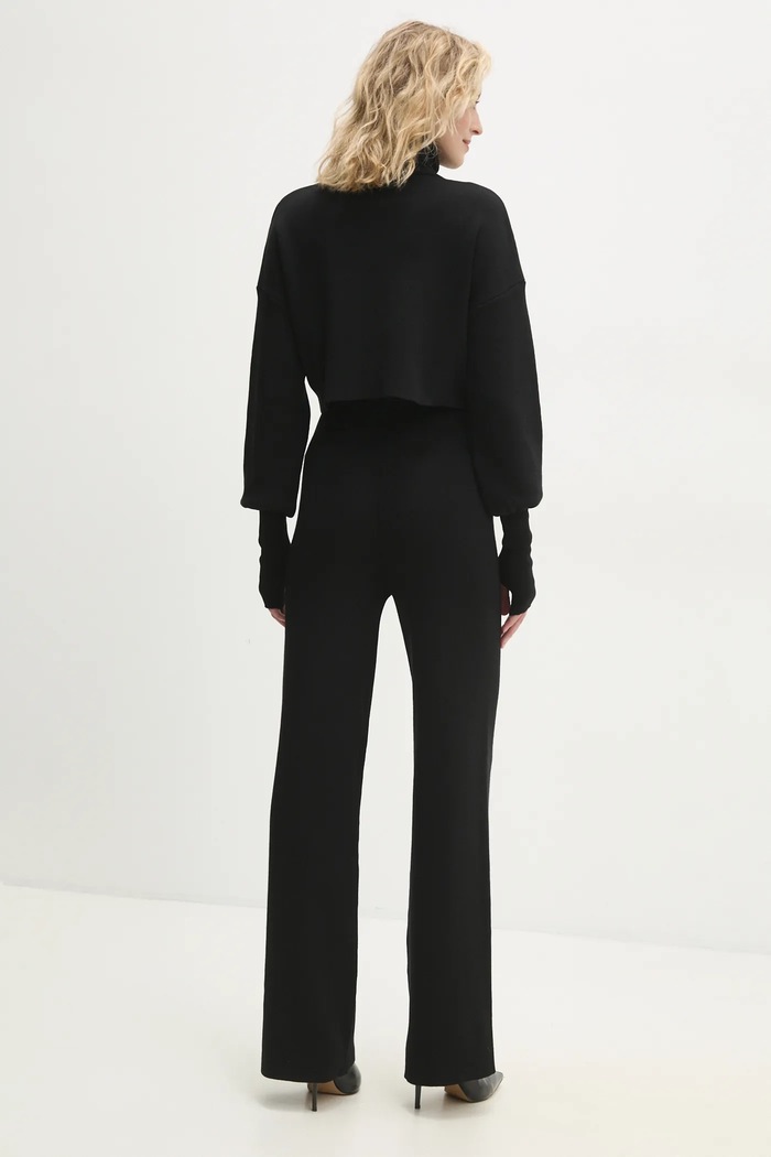 Answear.LAB sweter i spodnie w24W.LF.220327.tos czarny WW25
